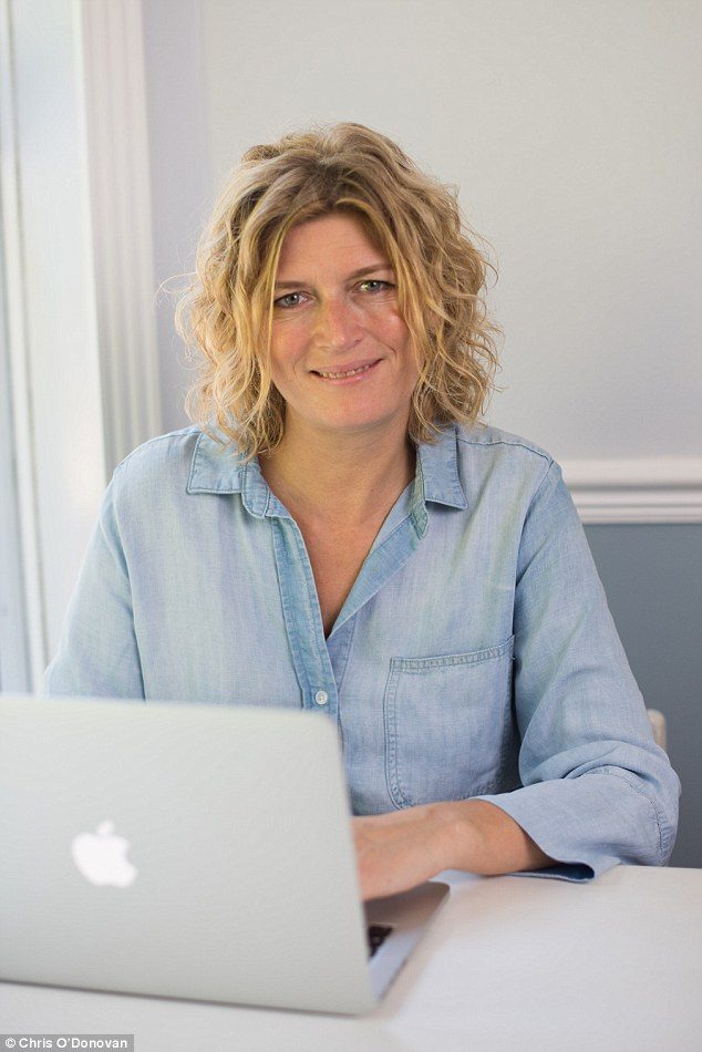 An author managing her own website